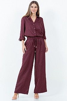 Hot Fix pants with spaghetti detail