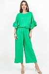 CROP PANTS W/ POCKETS