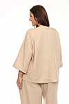 3/4 SLEEVES ROUND NECK TOP
