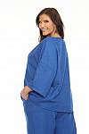 3/4 SLEEVES ROUND NECK TOP