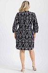 BUTTON DRESS W/ BELT.