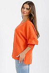 TOP W/ SMOCKING SLEEVES