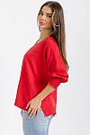 TOP W/ SMOCKING SLEEVES