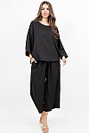 3/4 SLEEVES ROUND NECK TOP