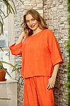 3/4 SLEEVES ROUND NECK TOP
