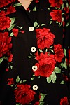 BUTTON DOWN BLOUSE W/ SPAGHETTI BACK DETAIL