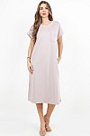 SHORT SLEEVES MIDI DRESS