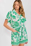 SHORT SLEEVES ROMPER WITH BELT