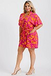 SHORT SLEEVES ROMPER WITH BELT