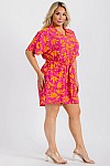 SHORT SLEEVES ROMPER WITH BELT