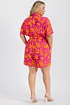 SHORT SLEEVES ROMPER WITH BELT