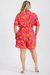 SHORT SLEEVES ROMPER WITH BELT