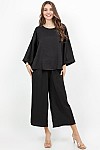 3/4 SLEEVES ROUND NECK TOP
