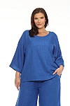3/4 SLEEVES ROUND NECK TOP