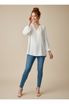 V neck Long sleeve blouse 