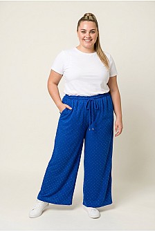 RUFFLE TOP PANTS W/ POCKETS